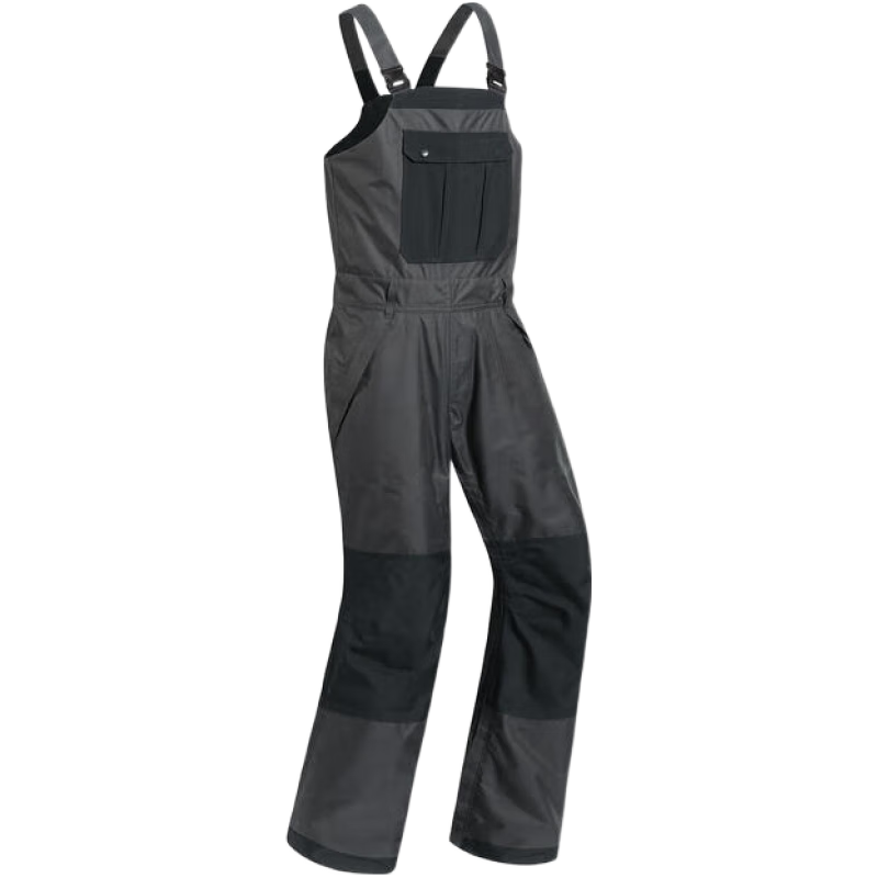 迪卡侬（DECATHLON）冬季户外运动防风滑雪裤背带裤宽松保暖防水工装BIB500 深灰色（）15000mm防水 2XL