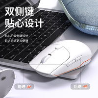 方正(Founder)无线双模鼠标N500 人体工学设计 2.4G无线蓝牙 光学鼠标握感舒适 台式机笔记本电脑鼠标 粉色