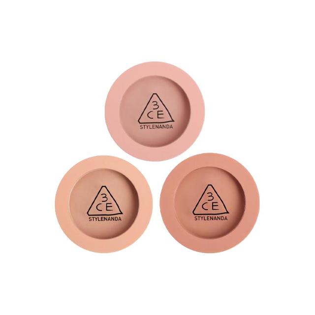 3CE 单色腮红膨胀收缩哑光高光修容多用一体盘多用持久