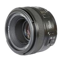 永诺 50mm F1.8镜头 小痰盂 微单 单反大光圈人像定焦永诺50 1.8 50mm 1.8  佳能EF口一代