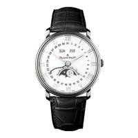 宝珀(blancpain)瑞士手表 经典系列 男士手表自动机械腕表 6654-1127-55B 白色