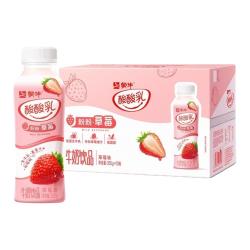 蒙牛 酸酸乳 草莓味350g*15瓶