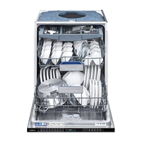 SIEMENS 西门子 16套 全能舱pro 嵌入式洗碗机 SJ65ZX00MC 不含面板