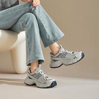 奥古狮登 Agsdon 老爹鞋透气网面秋季厚底增高显瘦时尚百搭情侣鞋