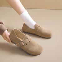 奥古狮登 Agsdon 勃肯鞋女春夏百搭舒适懒人一脚蹬软底简约休闲鞋女鞋