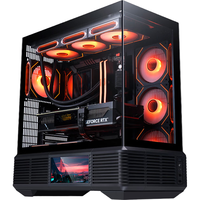 先马(SAMA)境界Magic 黑色 ATX海景房 游戏电脑台式机箱 6.2