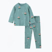 瑁恩·瑁爱 Mn·Mo 瑁恩瑁爱 舒适秋款儿童套装婴幼小中大女童打底衣家居服舒适