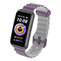 Keep智能运动手环 血氧监测手环 运动状态评估 B4套装 手环+魅力紫表带 男女表  夜跑黑 【手环+魅力紫腕带】