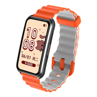 Keep智能运动手环 血氧监测手环 运动状态评估 B4套装 手环+活力橙表带 男女表  黑色 【手环+活力橙腕带】