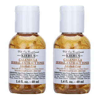 科颜氏 金盏花爽肤水40ml*2补水控油舒缓护肤品