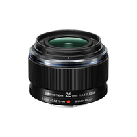 OM System 奥之心 M.ZUIKO DIGITAL 25mm F1.8 II 定焦人像镜头 奥林巴斯卡口 黑色