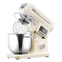 大宇厨师机家用和面机揉面机打蛋器5L大容量智能全自动多功能轻音绞肉机压面机搅面料理机可商用 大宇DY-CSJ06厨师机-白色 7L