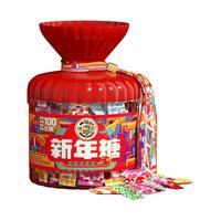 徐福记 新年糖混合口味糖果桶装 500g