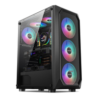 Huntkey 航嘉 暗夜猎手5 RGB ATX机箱 全侧透