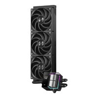 PCCOOLER 超频三 DS360 ARGB 360冷排 一体式水冷散热器 黑色