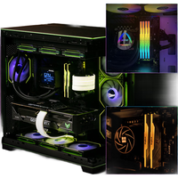 金百达 32GB(16GBX2)套装 DDR5 6000 台式机内存条 国产DDR5颗粒 黑刃RGB灯条 C36 Deepseek硬件