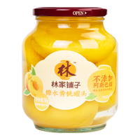 林家铺子 糖水黄桃罐头 750g