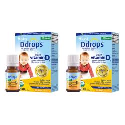 Ddrops 儿童维生素D3滴剂 400IU  90滴×1瓶
