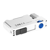 务本G5便携灯9周年款磁吸EDC强光手电筒RGB红蓝户外充电防水 白色(9周年款)