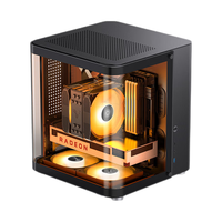 乔思伯 TK-1 M-ATX机箱 半侧透 黑色