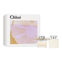 Chloé【速达】Chloe蔻依女士香水艺术花绘礼盒肉丝带套装
