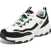 斯凯奇（Skechers）奥利奥熊猫鞋男鞋时尚经典复古老爹鞋百搭出街运动休闲鞋8790091 白色/黑色741 41.00