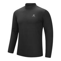KELME卡尔美奥莱小高领跑步运动T恤男冬季训练长袖衣内搭衫
