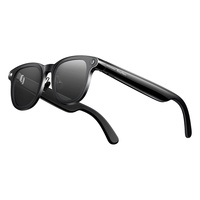 雷鸟V3 AI拍摄眼镜 无线智能眼镜 蓝牙音频眼镜 蓝牙耳机 语音操控 非翻眼镜 羽黑墨镜款