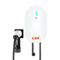 CSG科大智能车规级小白桩7KW交流充电桩蓝牙刷卡原厂品质升级蓝牙无感启动适用特斯拉比亚迪