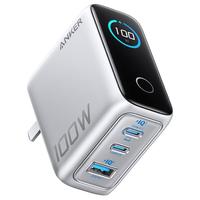 Anker 智显充Lite100W氮化镓充电器适配小米苹果iPhone16/15平板笔记本type-c多口快充充电头