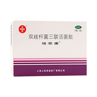 培菲康 信谊 双歧杆菌三联活菌散 2g*6袋/盒 F 1盒装