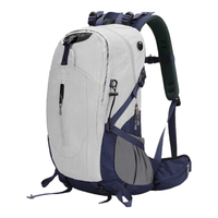 CAMEL 骆驼 户外登山包男大容量轻便双肩背包女徒步旅行包超大防水旅游包 LTA1W3QJ111A高级灰
