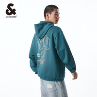 杰克琼斯秋冬男装毛衣刺绣百搭圆领长袖针织男士3 223433102E49墨绿GREEN GABLES 175/96A/M