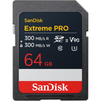 闪迪 Sandisk 至尊超极速系列 Extreme PRO SD存储卡 64GB(UHS-II、V90、C10)