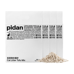 pidan 混合猫砂 木薯豆腐猫砂30%:70% 14.4kg整箱 不沾底