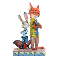 ENESCO迪士尼疯狂动物城周边朱迪和尼克手办创意桌面摆件 朱迪和尼克摆件