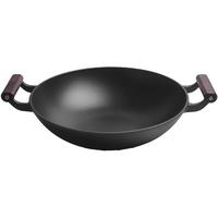 Jill May 铸味 旋风系列 炒锅(36cm、不粘、无涂层、铸铁)