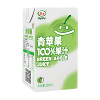 牵手（together）青苹果100%果汁饮料开盒即饮整箱 青苹果果汁10盒