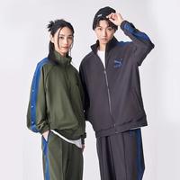 PUMA 梭织运动外套男女款时尚休闲宽松运动夹克户外风衣 T7