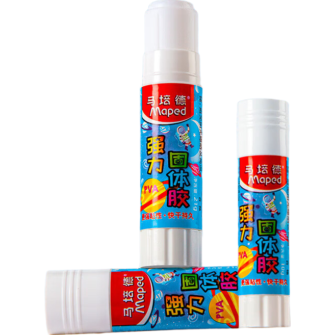 马培德（Maped） PVA固体胶棒 高粘度快干耐用胶棒/固体胶水小号学生手工DIY 747