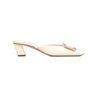 Roger Vivier/RV女鞋Belle Vivier米色百搭穆勒凉鞋高跟单鞋