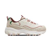SKECHERS 斯凯奇 圣诞款姜饼鞋雪饼鞋秋新款女复古羊羔绒熊猫运动鞋 NTMT/自然色 39