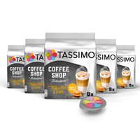 TASSIMO Coffee Shop Selections 咖啡胶囊 太妃糖坚果拿铁，40粒/5件装，5 x 8杯