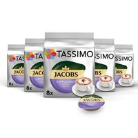TASSIMO Jacobs 巧克力卡布其诺，5包装 T Disc 咖啡（5 x 8杯）
