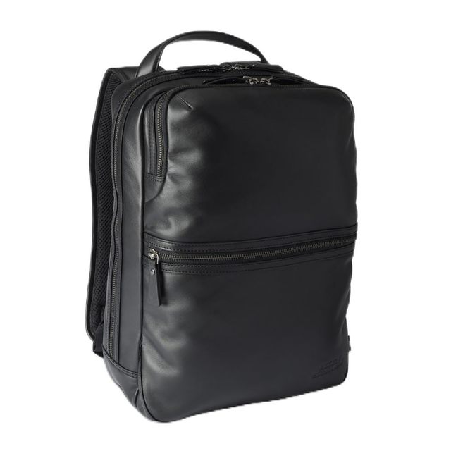 Allen Edmonds 男士经典真皮背包 笔记本电脑内胆层 通勤商务旅行 多隔层 黑色