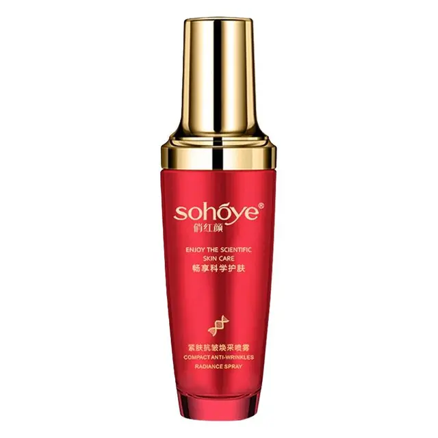 sohoye 俏红颜 紧致抗皱精华液喷雾补水去淡化细纹鱼尾纹法令纹抬头纹青春定格液 1瓶50ml