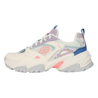                                                                                 斯凯奇（Skechers）女鞋加绒 潮流运动鞋厚底熊猫鞋耐磨老爹鞋低帮休闲鞋 黑白色/加绒/经典熊猫鞋 5.5/35.5/225