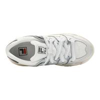 FILA 斐乐女鞋ROSETTA摩登板鞋2024春斑斓鞋运动鞋休闲鞋 白中白/南极灰-BA 36