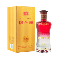 剑南春 银剑南 珍品 52%vol 浓香型白酒 500ml 单瓶装