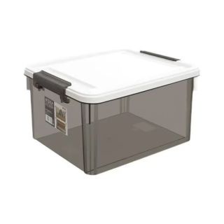 禧天龙 大号透明收纳盒烟熏灰  3个装 16L